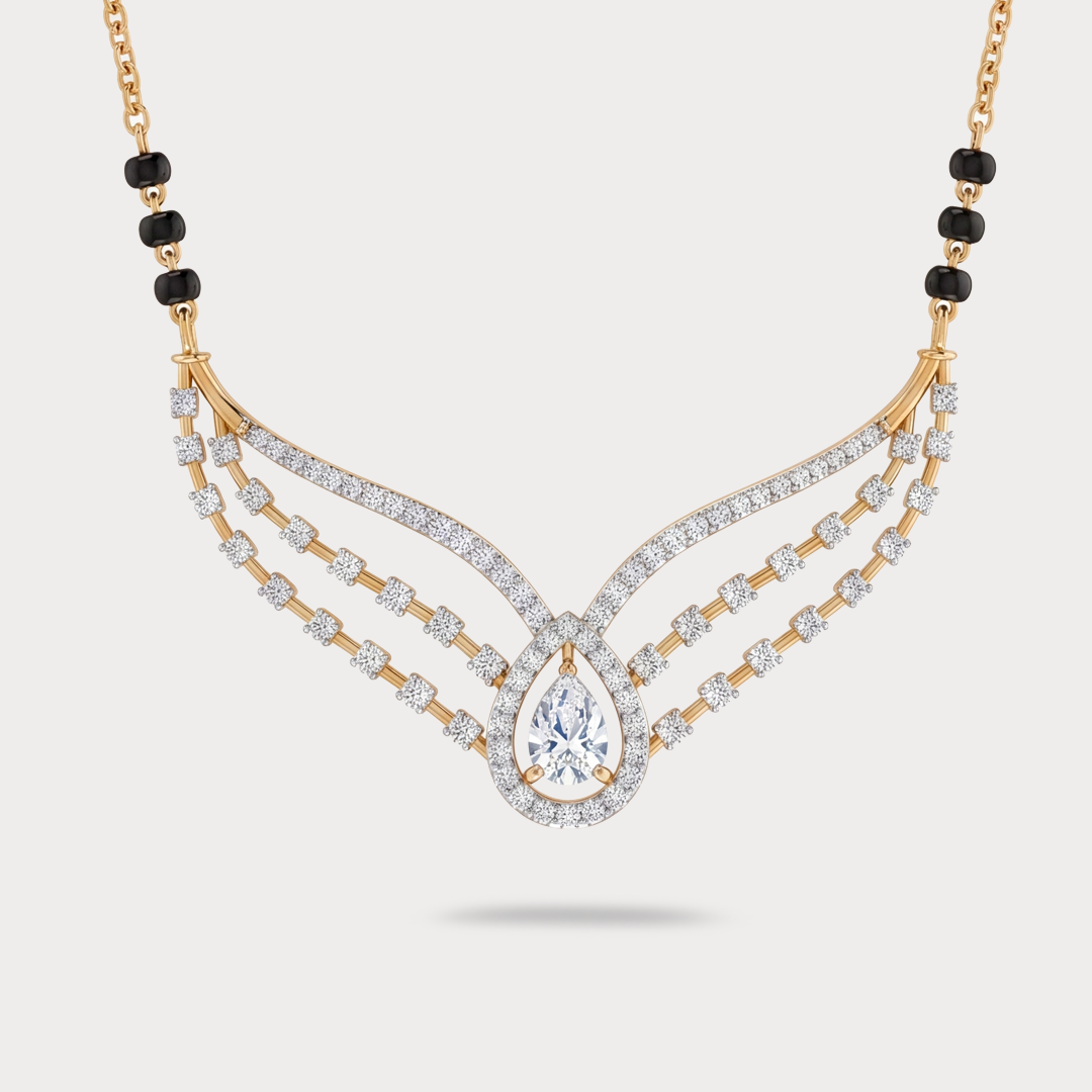 Sacred Light Diamond Mangalsutra
