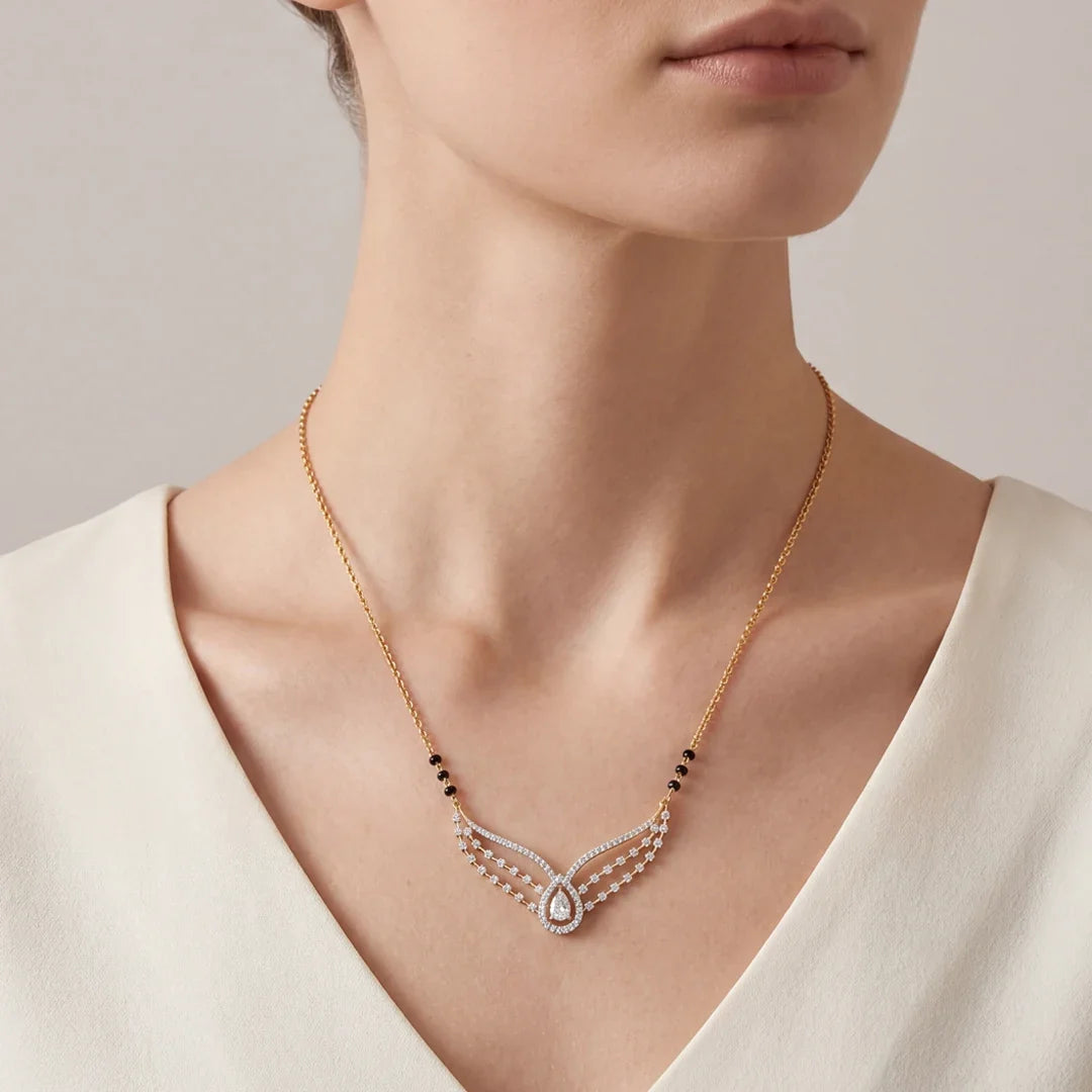 Sacred Light Diamond Mangalsutra