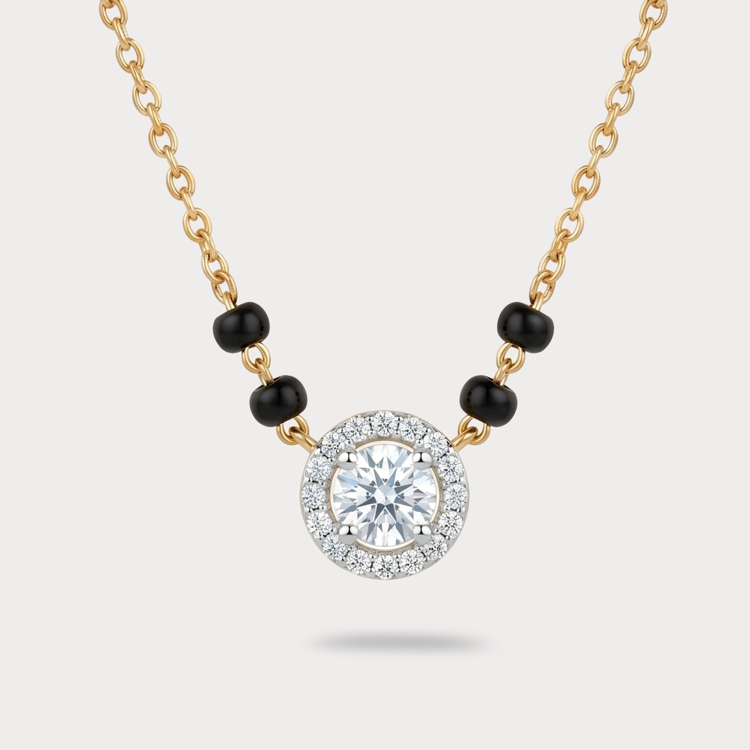 Halo of Vows Diamond Mangalsutra