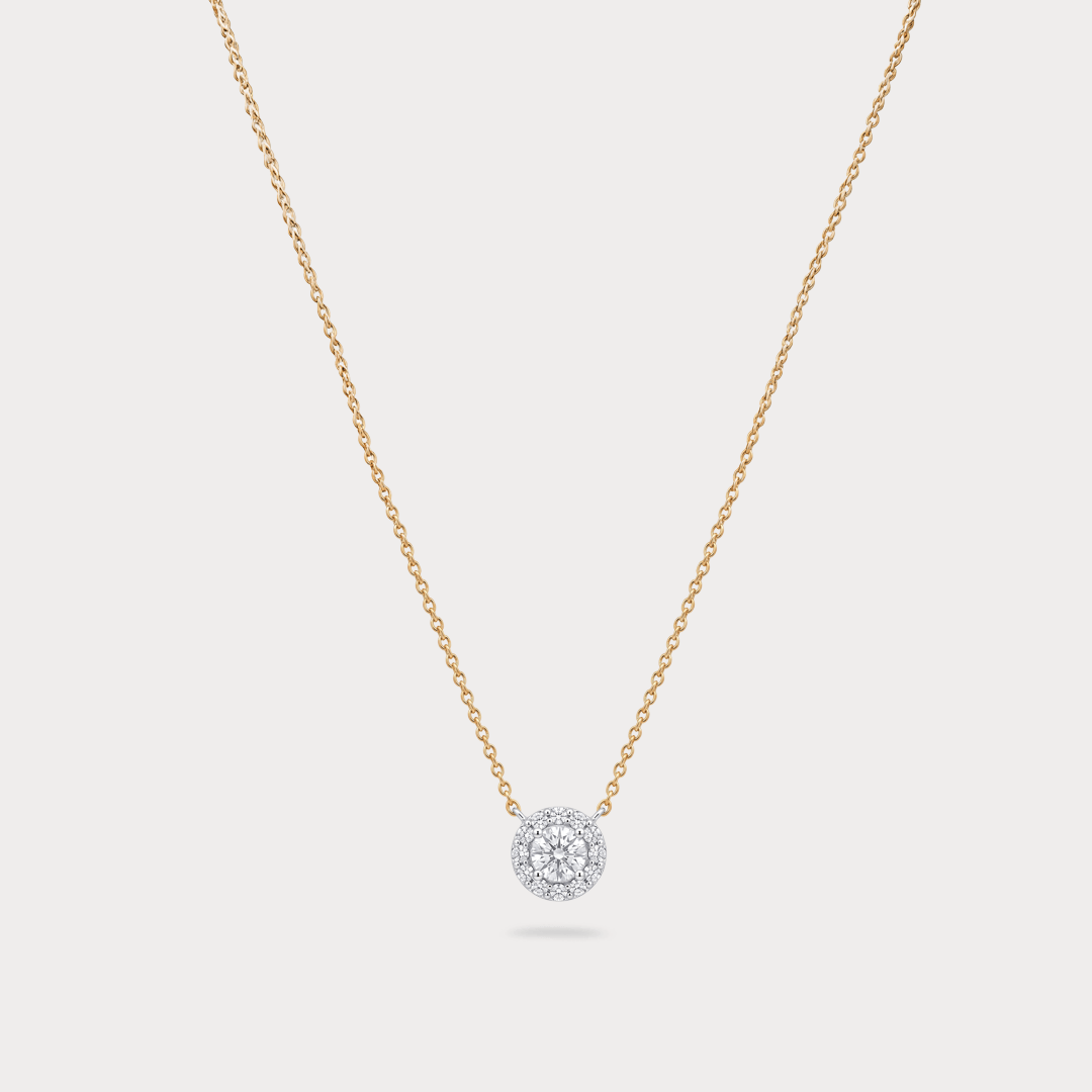 Auroraborn Cluster Diamond Pendant Chain