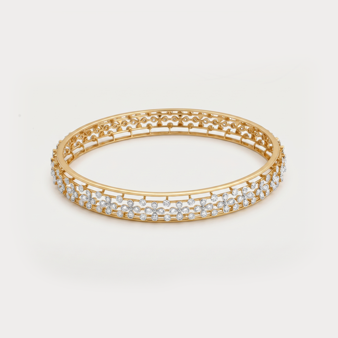 Aureole Diamond Bangle