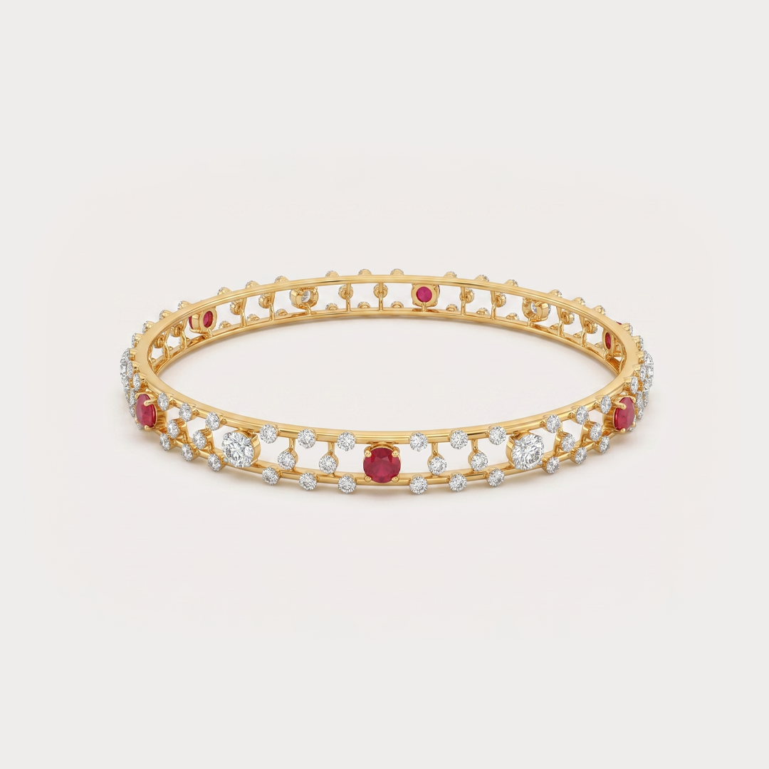 Infinity Diamond Bangle