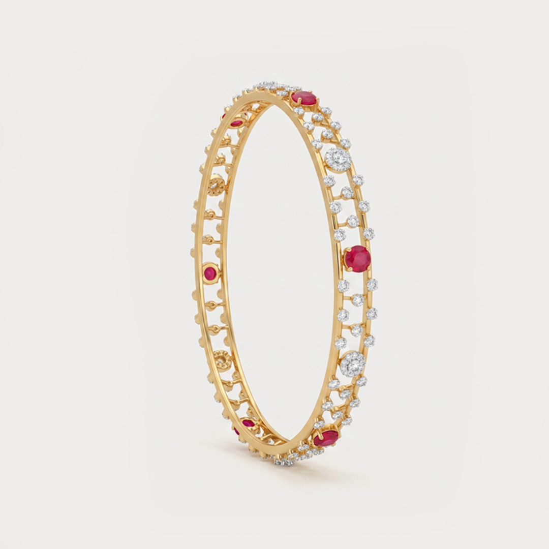 Infinity Diamond Bangle
