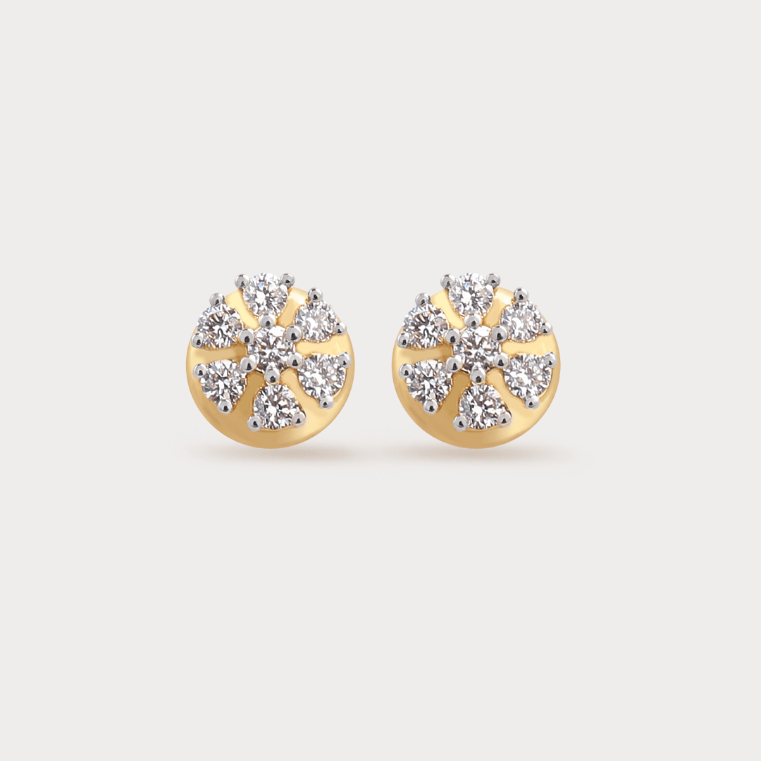 Springtide Stars & Flowers Diamond Earrings