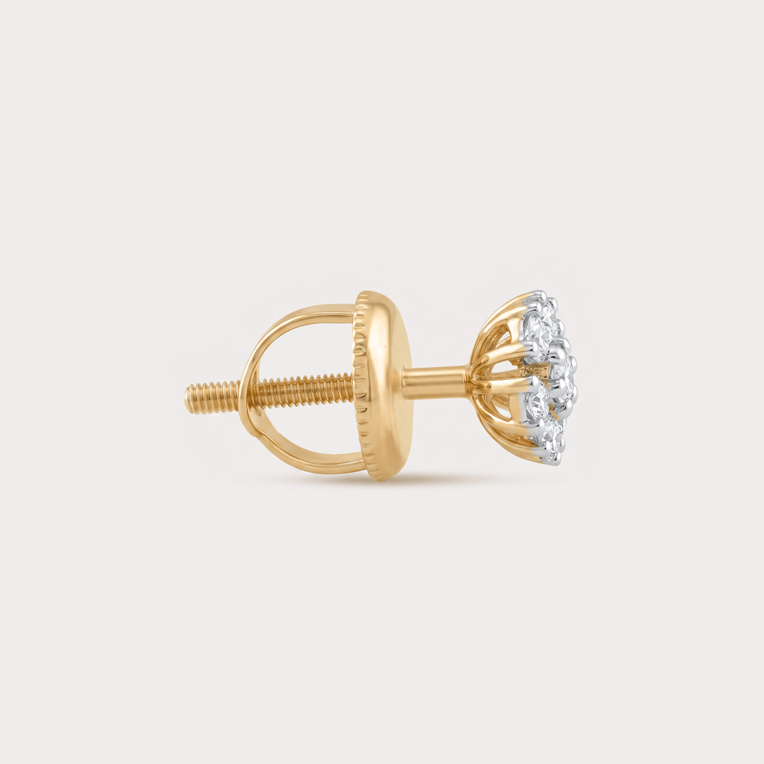 Springtide Stars & Flowers Diamond Earrings
