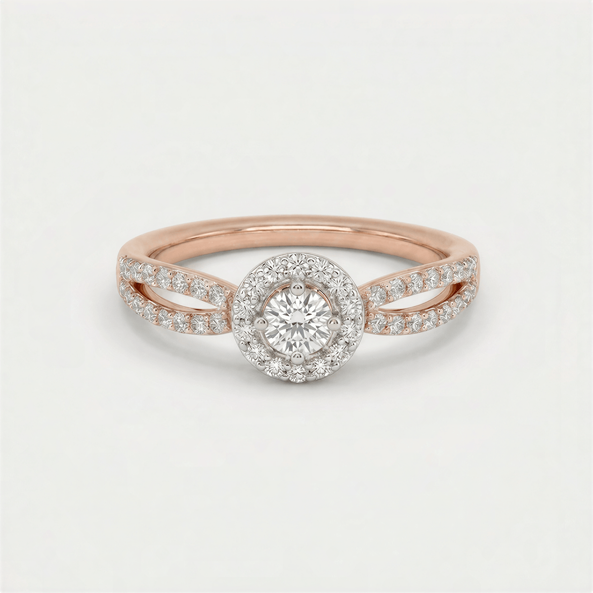 Windswept Diamond Ring