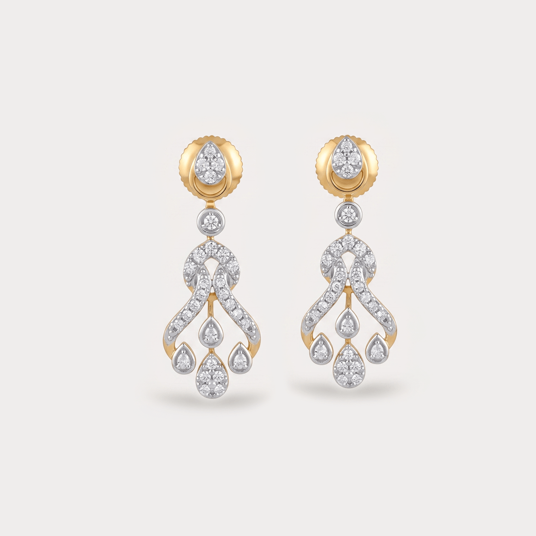 Skysong Drop Diamond Earrings
