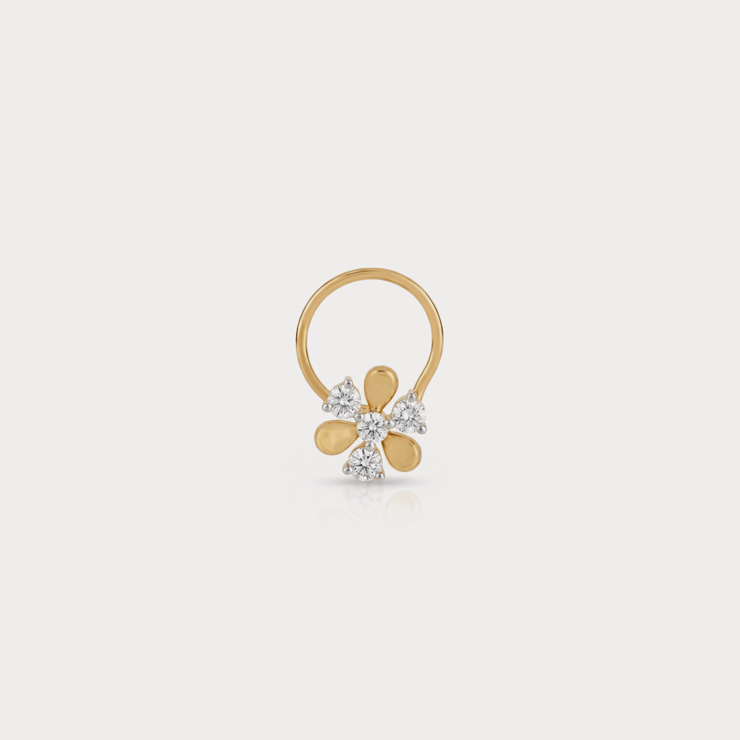 Wisp Diamond Nose Pin