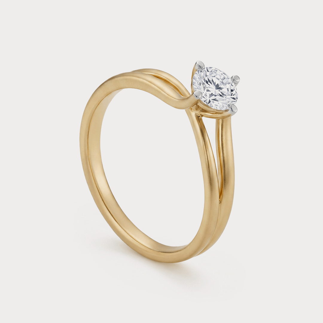 Bead Diamond Ring