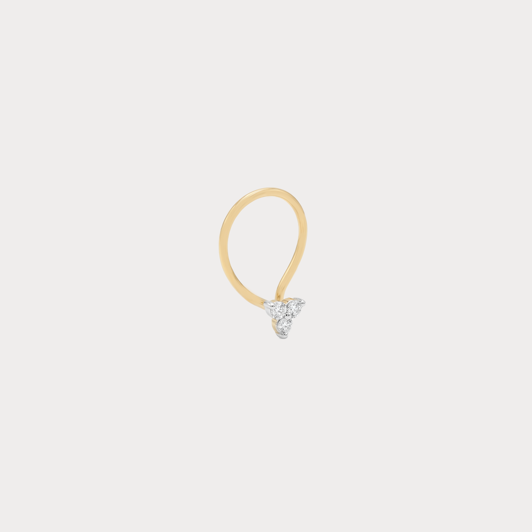 Trio Spark Diamond Nose Pin
