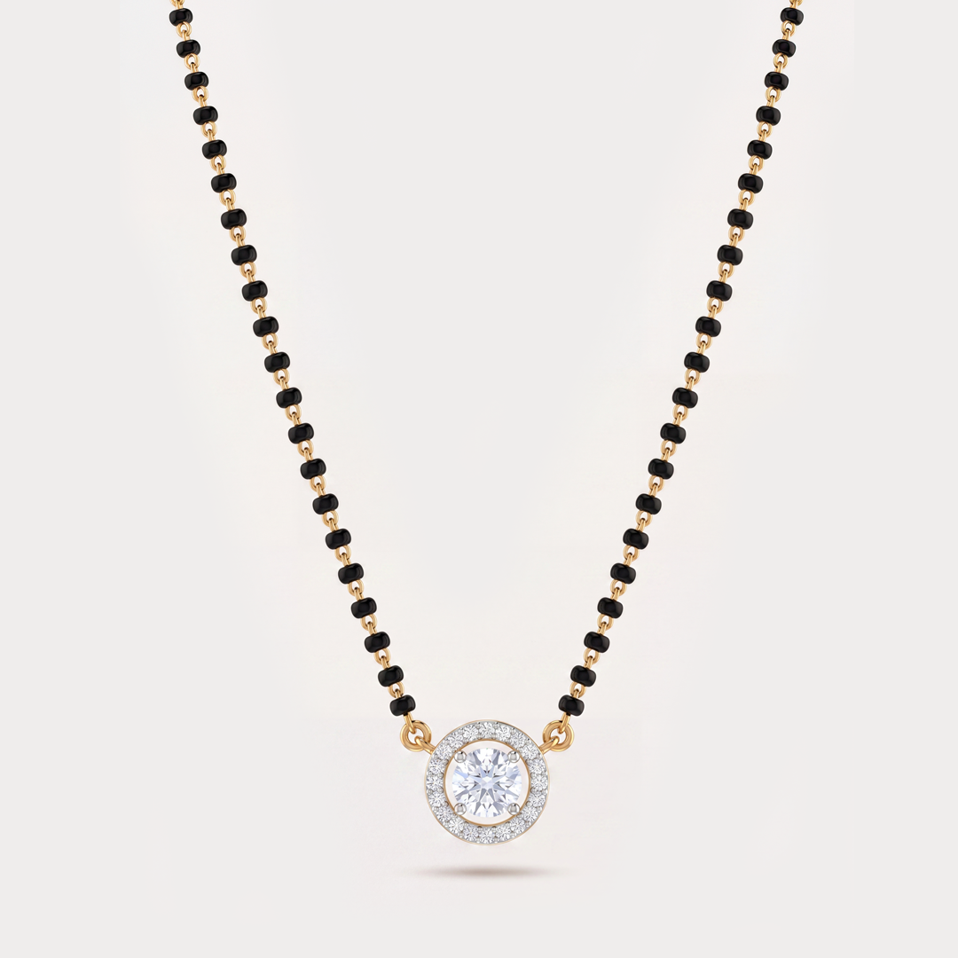 Thread of Light Diamond Mangalsutra