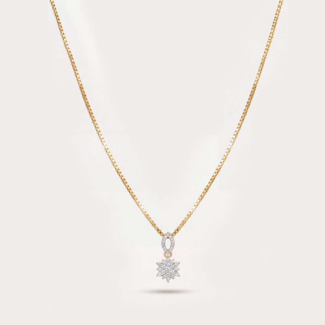Floréal Floral-Nakshatra Diamond Pendant Chain