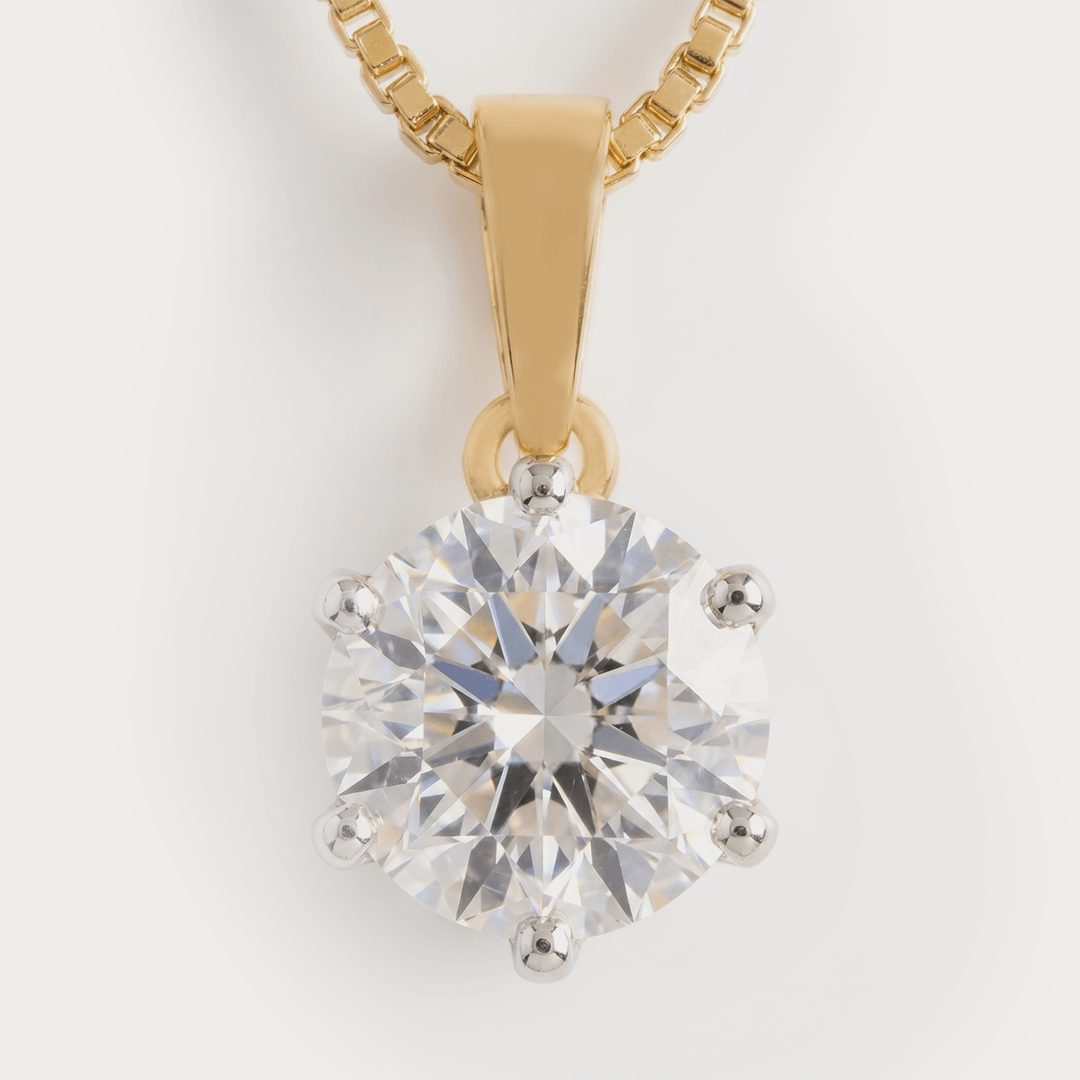 Starlit Grace Diamond Pendant