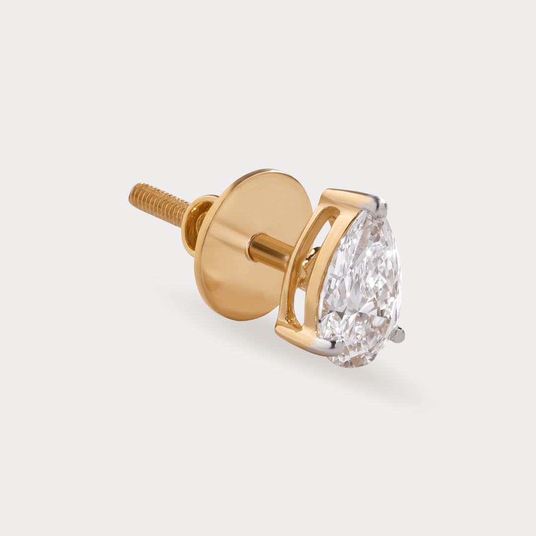 Enthralling Mini Solitaire Diamond Earrings