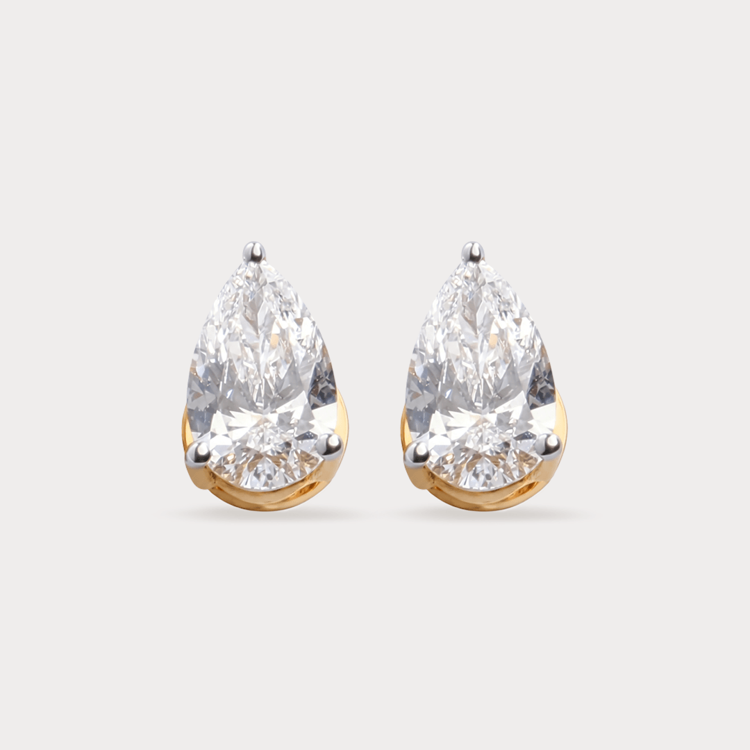 Regal Solitaire Diamond Earrings