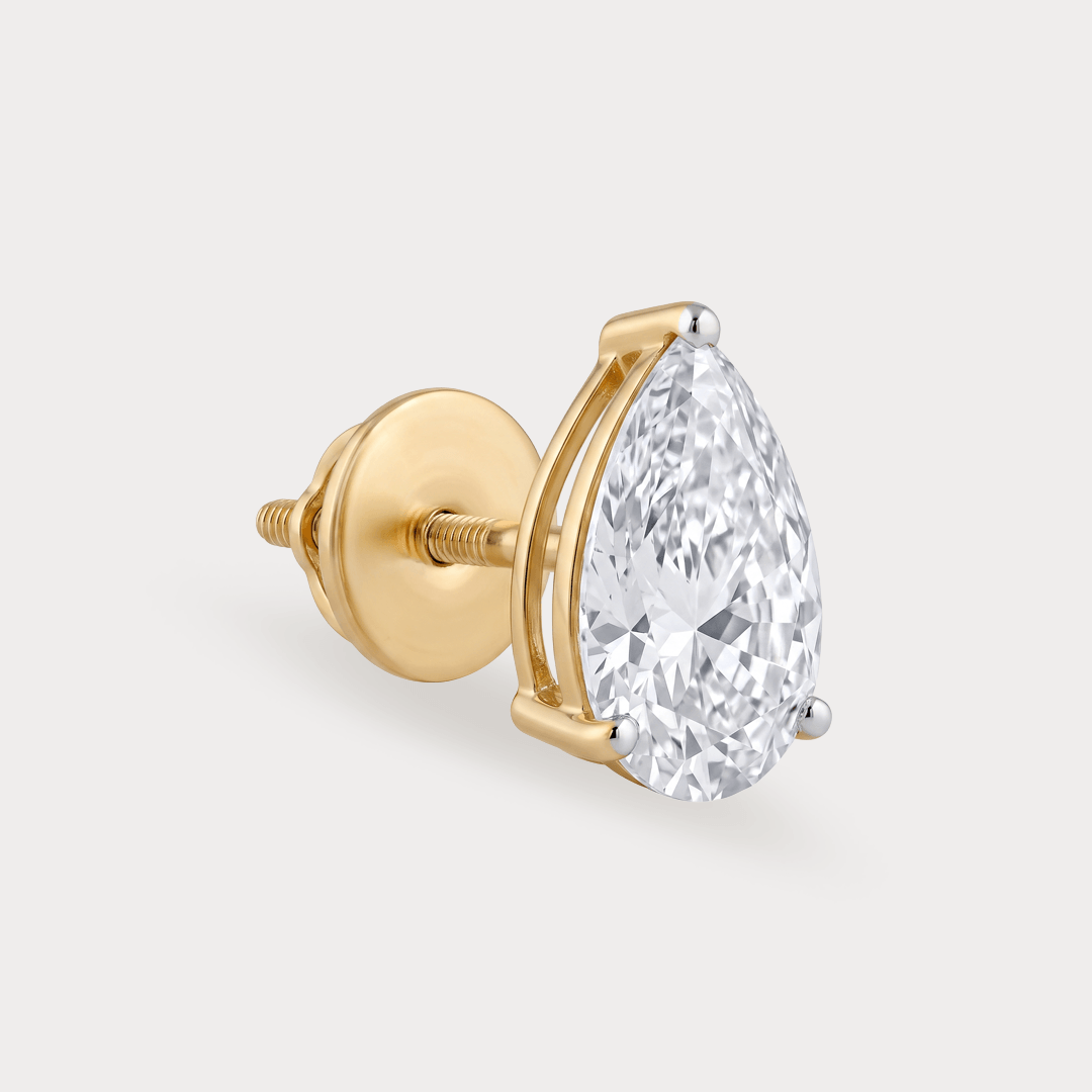 Regal Solitaire Diamond Earrings