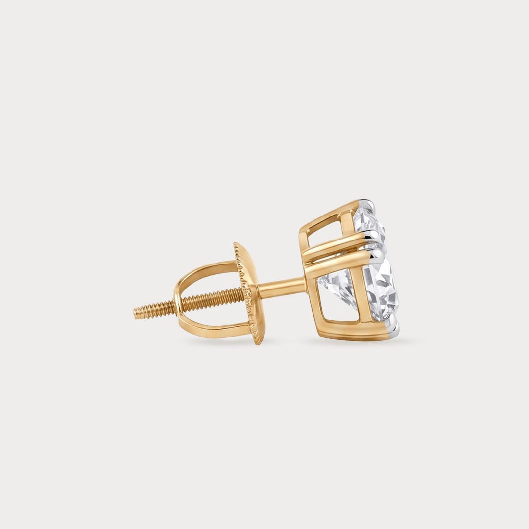 Majesty Solitaire Diamond Earrings