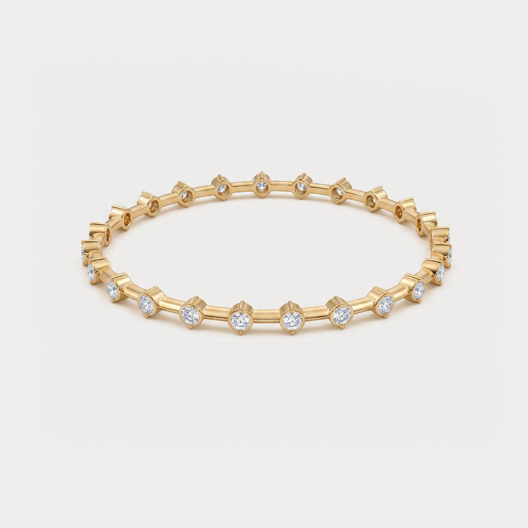Orbit Diamond Bangle