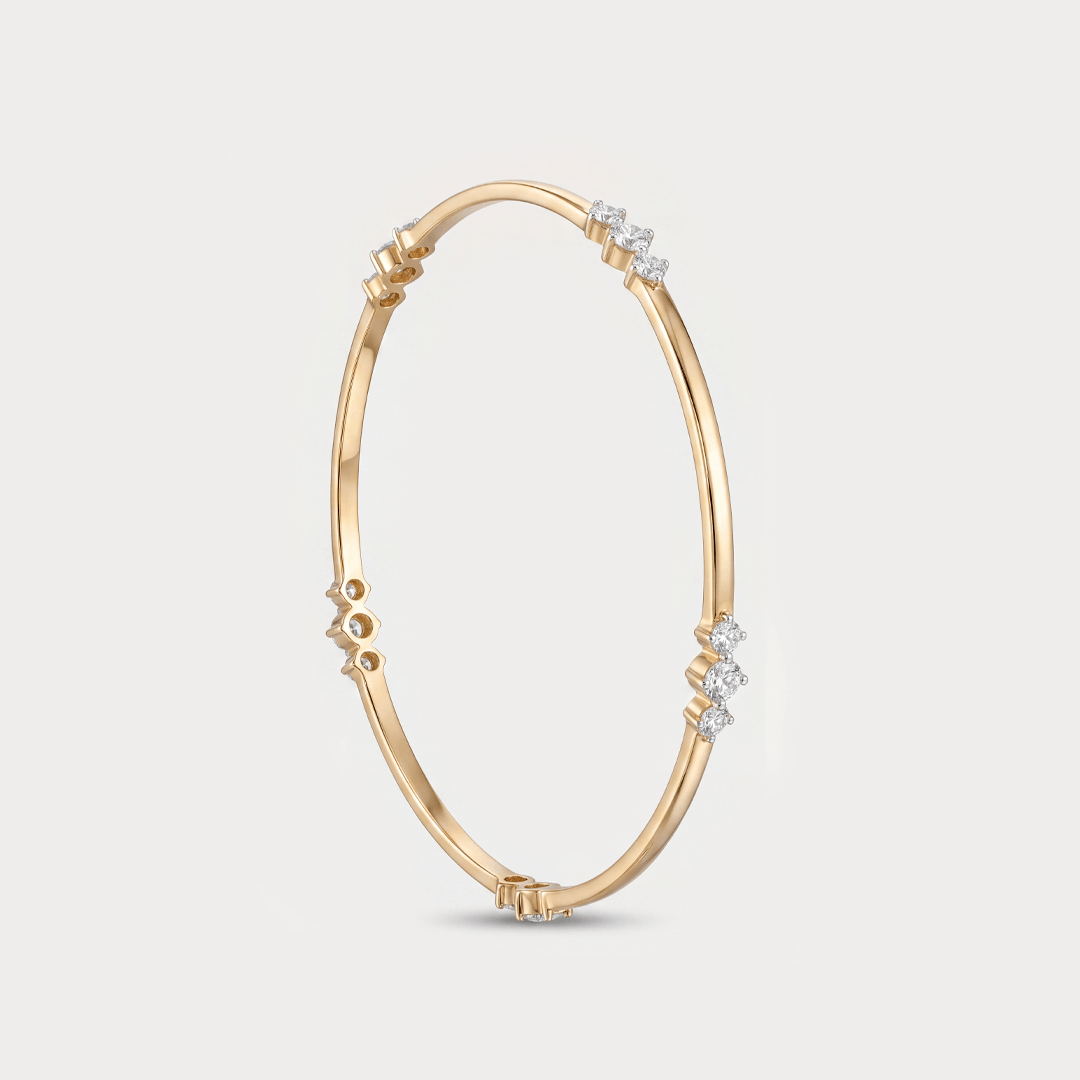 Resplendant Station Bangle Diamond Bangle