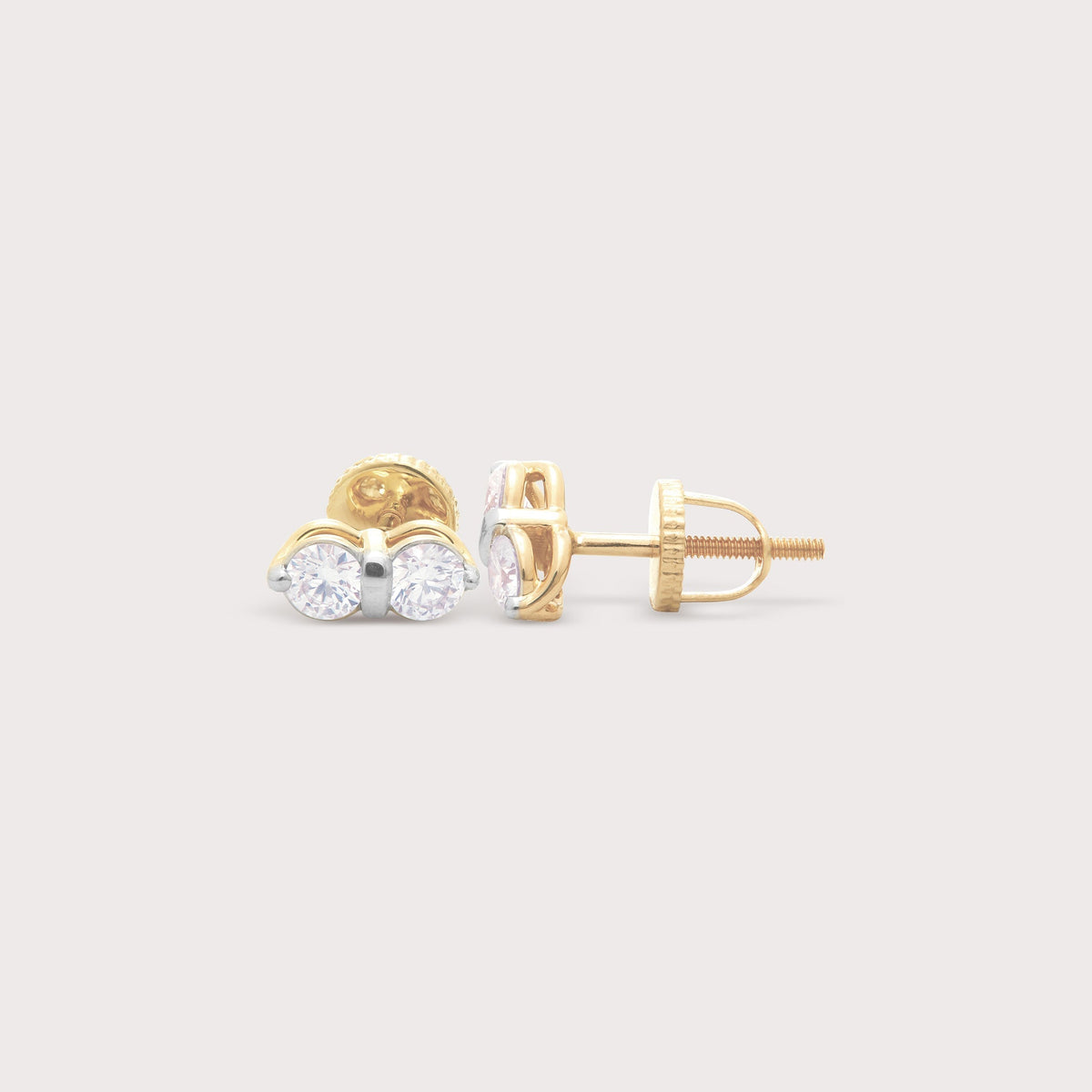 Gemini Diamond Studs