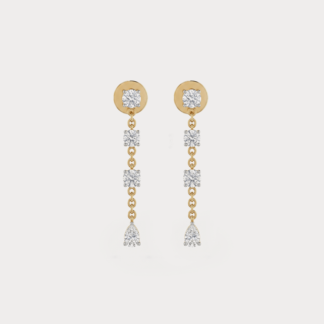 Tide Diamond Earrings