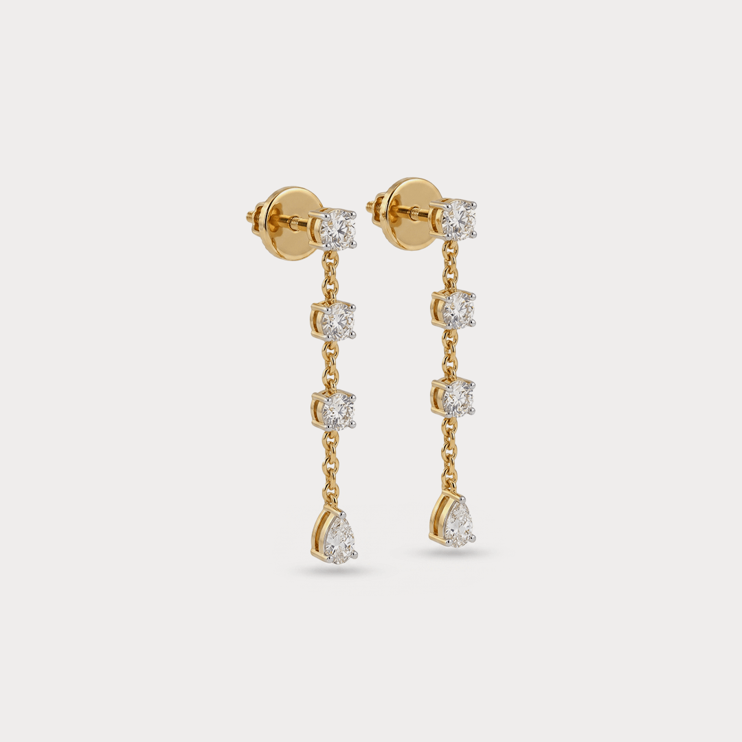 Tide Diamond Earrings