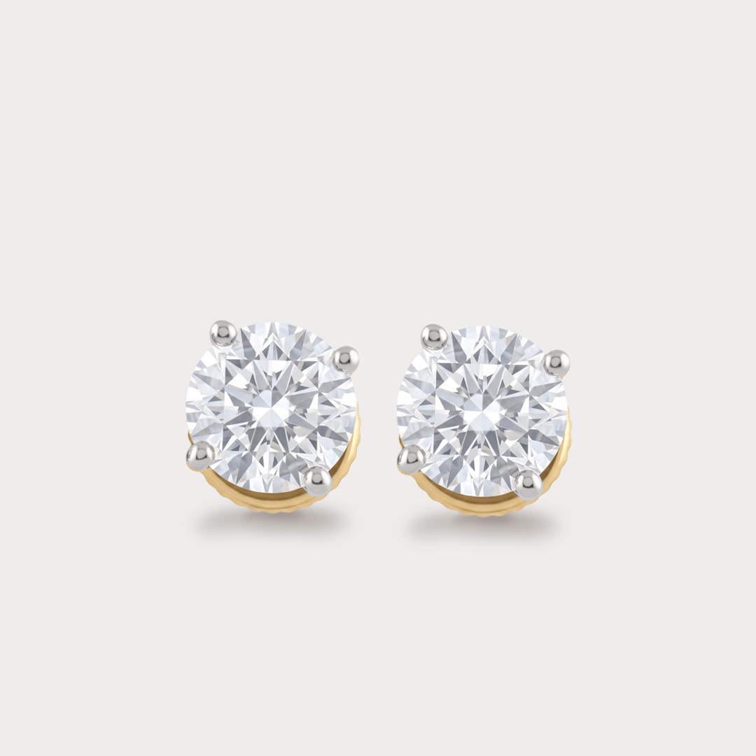 Windsong Mini-Solitaire Diamond Studs