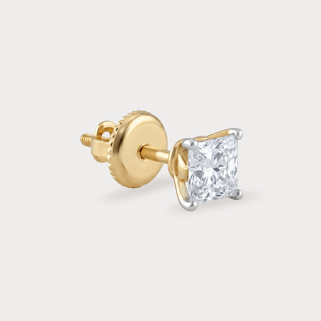 Eminence Solitaire Diamond Earrings