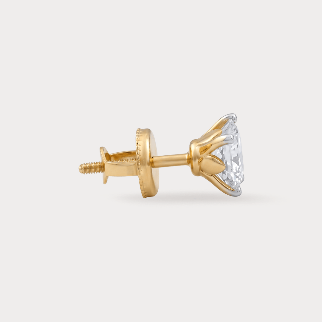 Eminence Solitaire Diamond Earrings