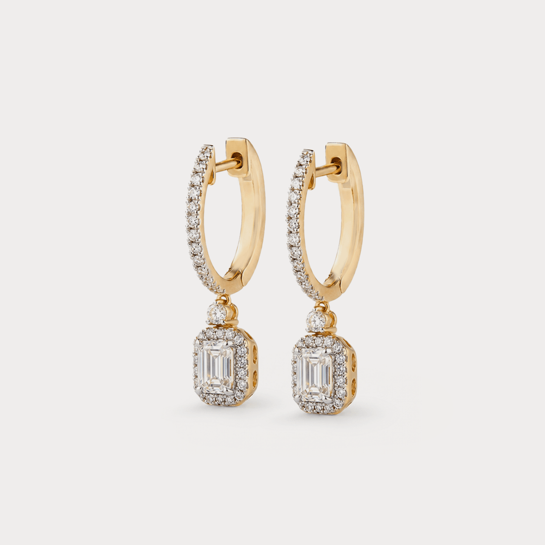Melt Diamond Earrings