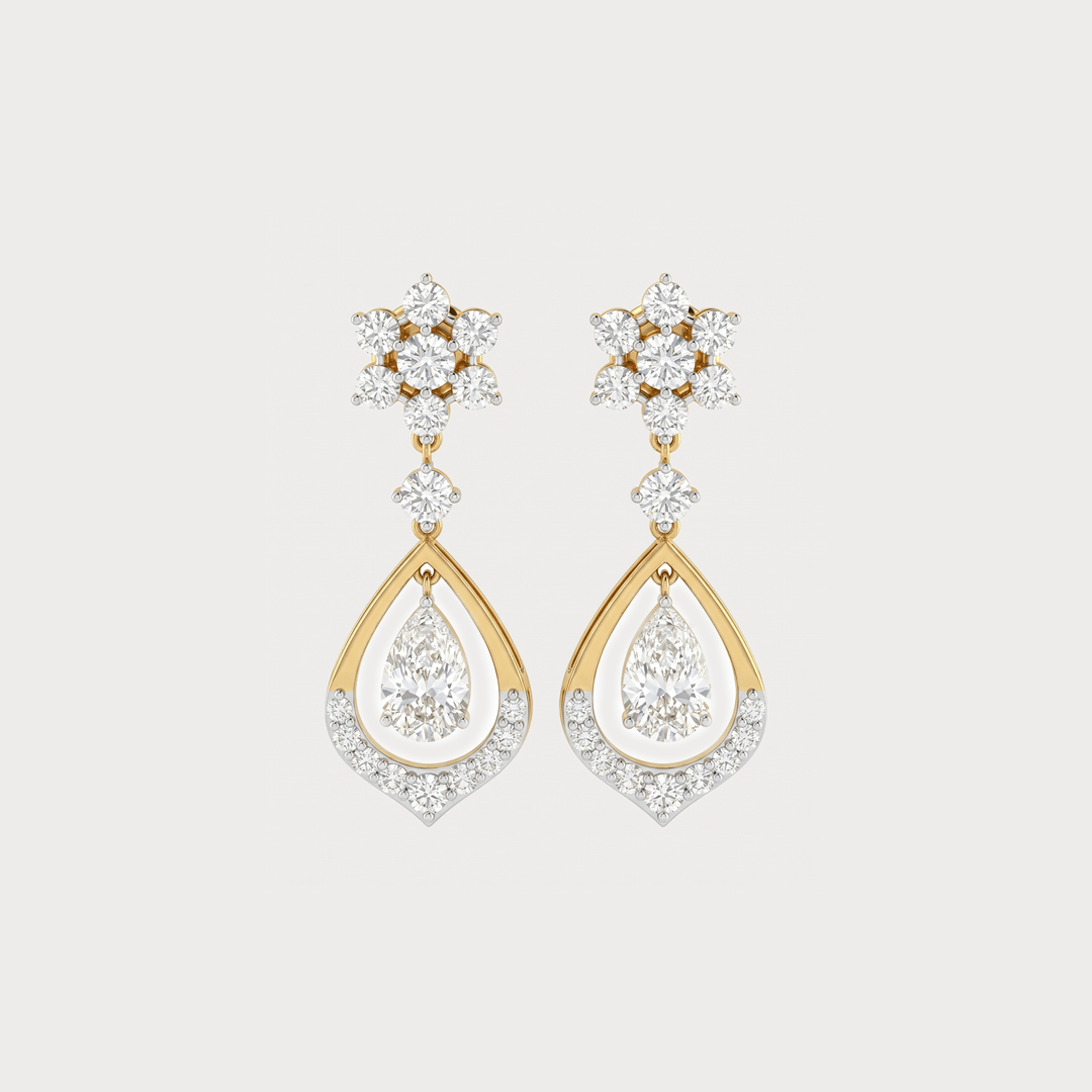 Dew Diamond Earrings