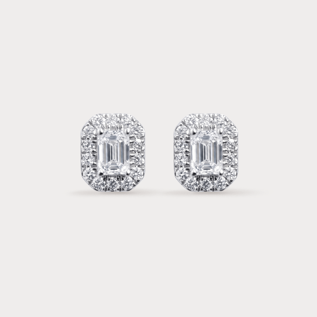 Glowlight Halo Diamond Studs