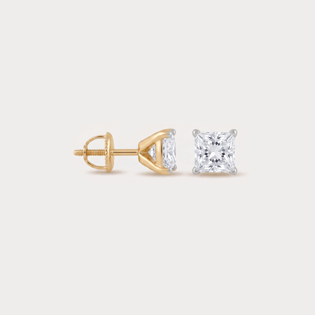 Chiarore Mini Solitaire Diamond Earrings