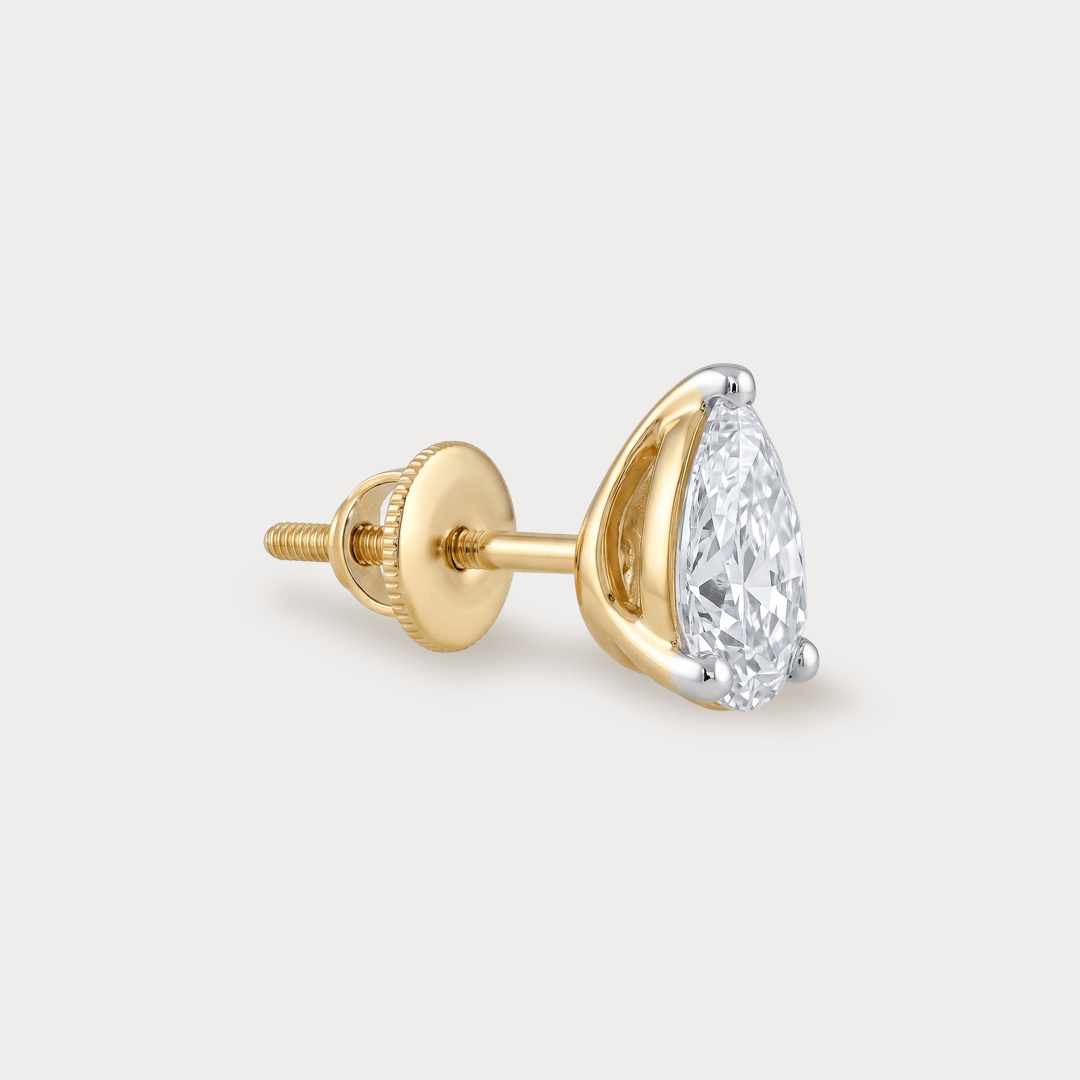 Fascino Solitaire Diamond Earrings