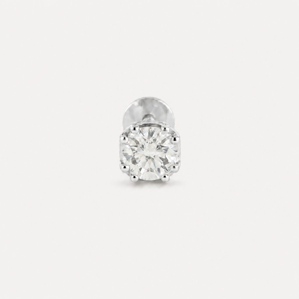 Pregiato Men's Diamond Stud