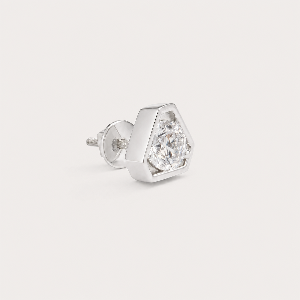Opulent Men's Diamond Stud