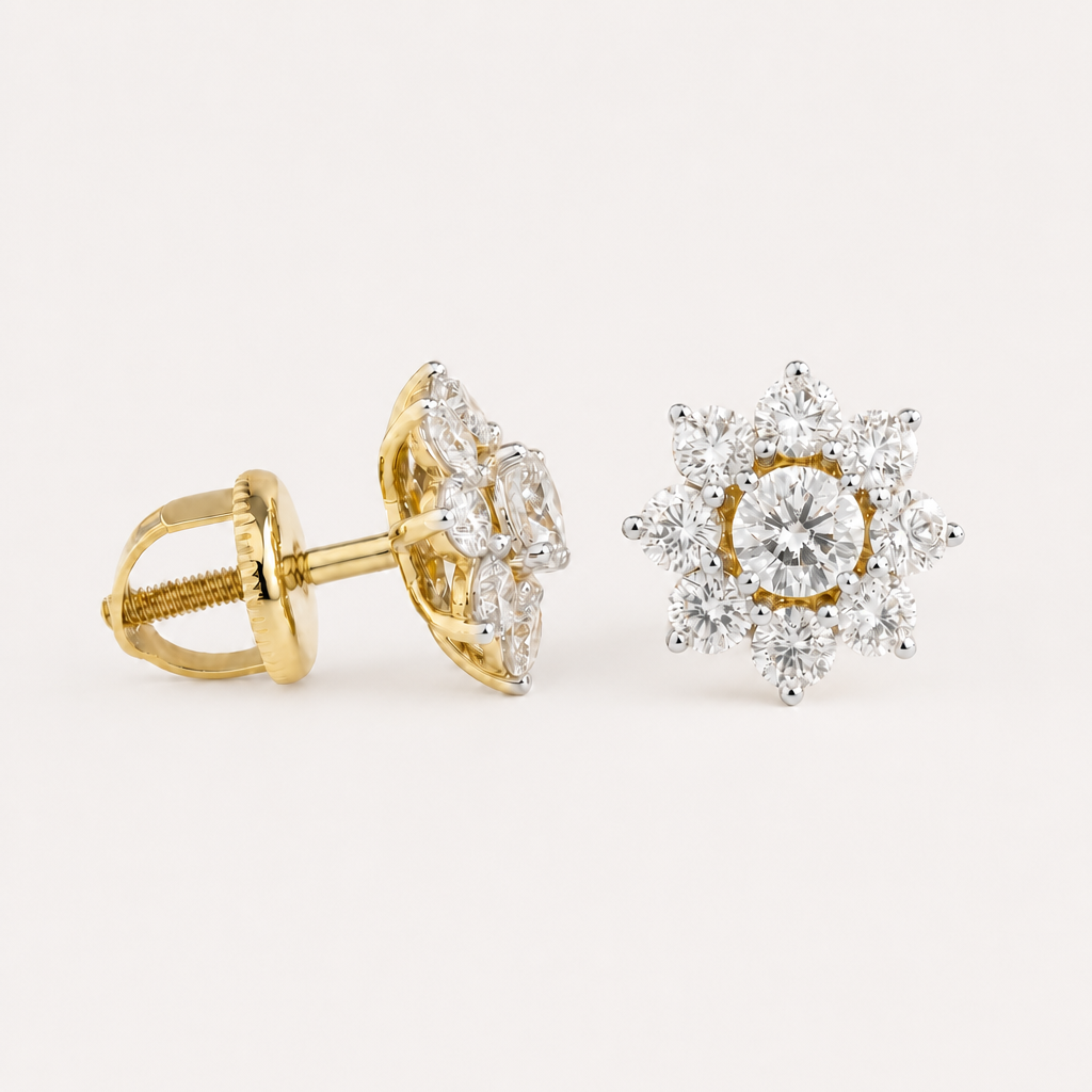 Celestia Nakshatra Diamond Earrings