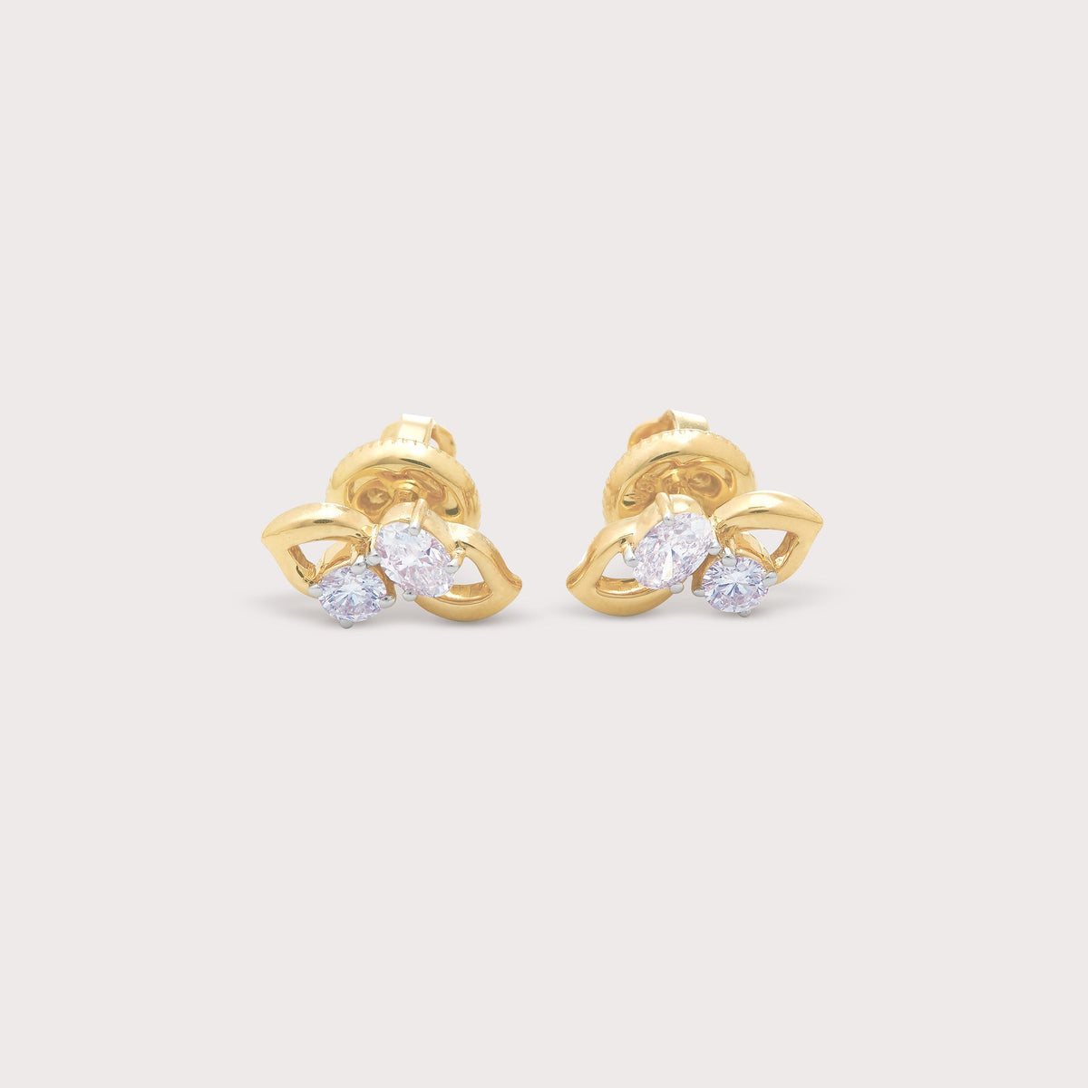 Magnolia Diamond Studs