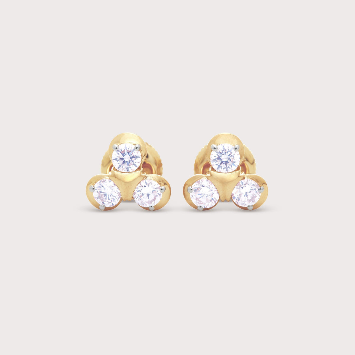Trio Diamond Studs