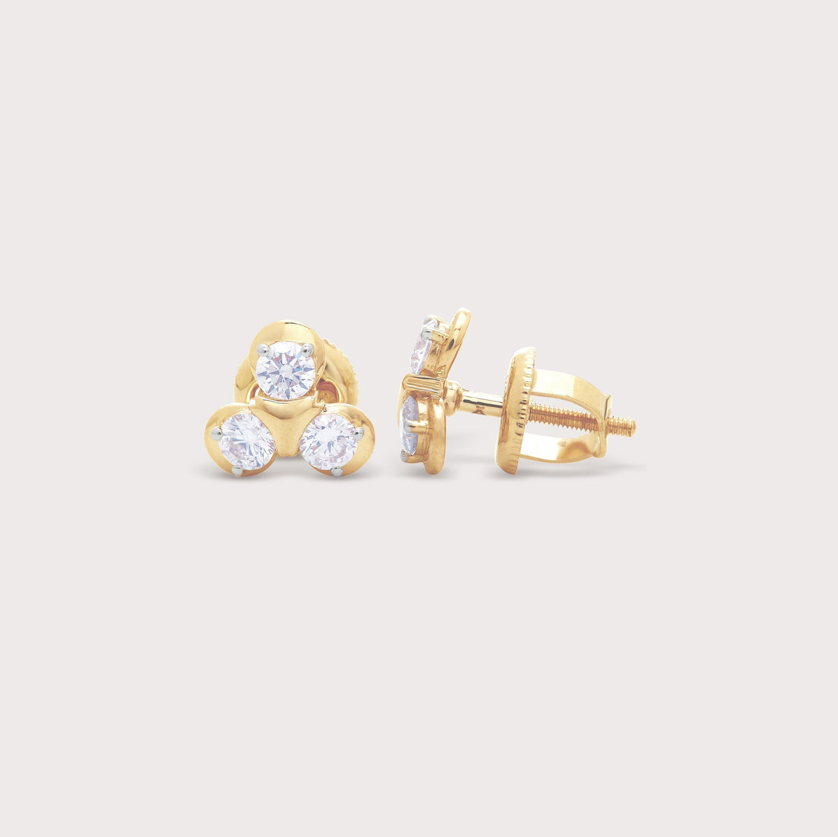 Trio Diamond Studs