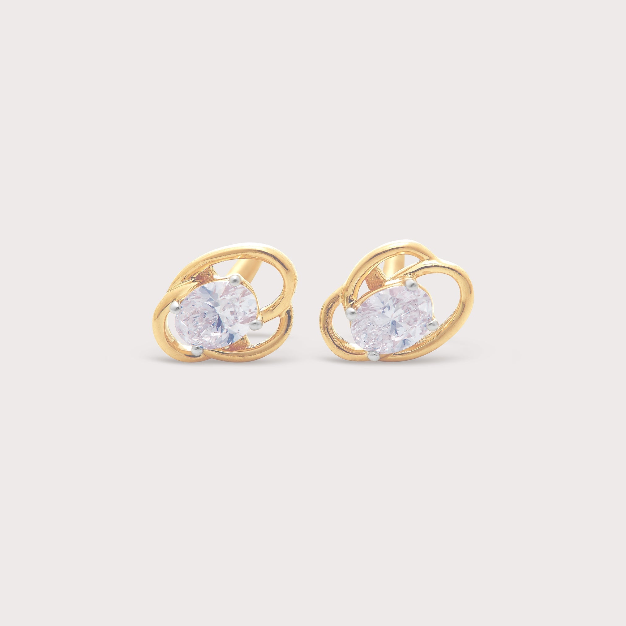 Hibiscus Diamond Studs