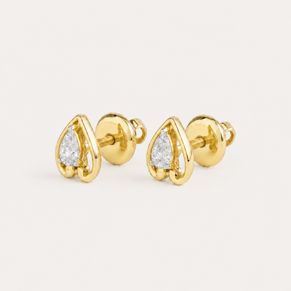 Cuore Diamond Studs