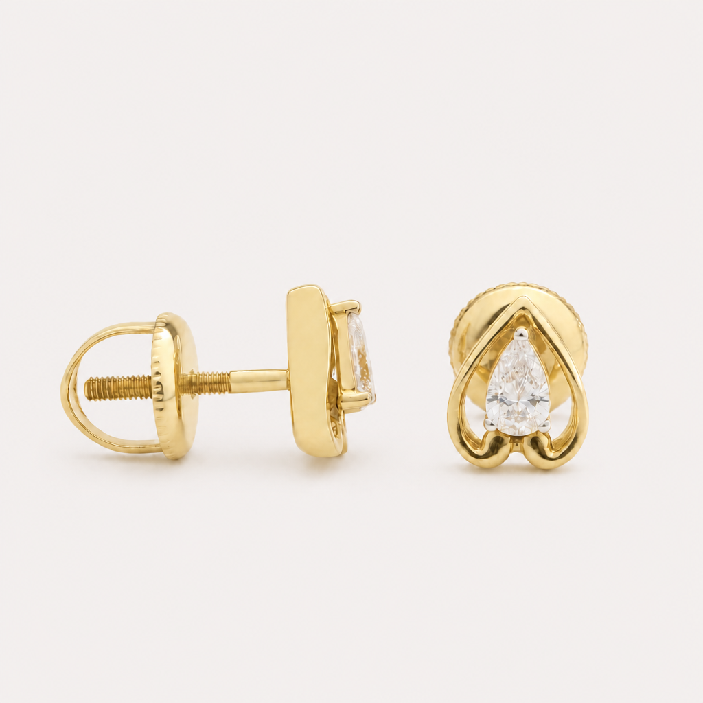 Cuore Diamond Studs