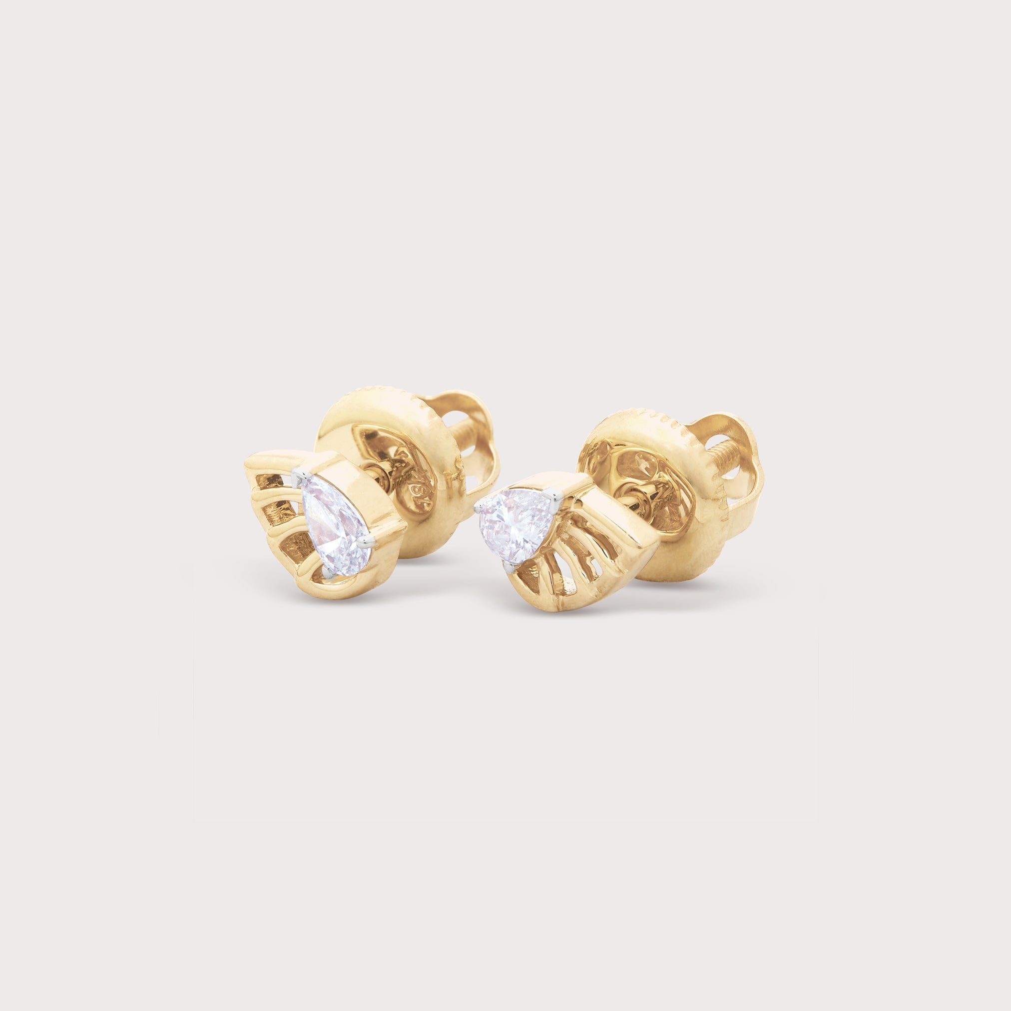 Cowrie Diamond Studs