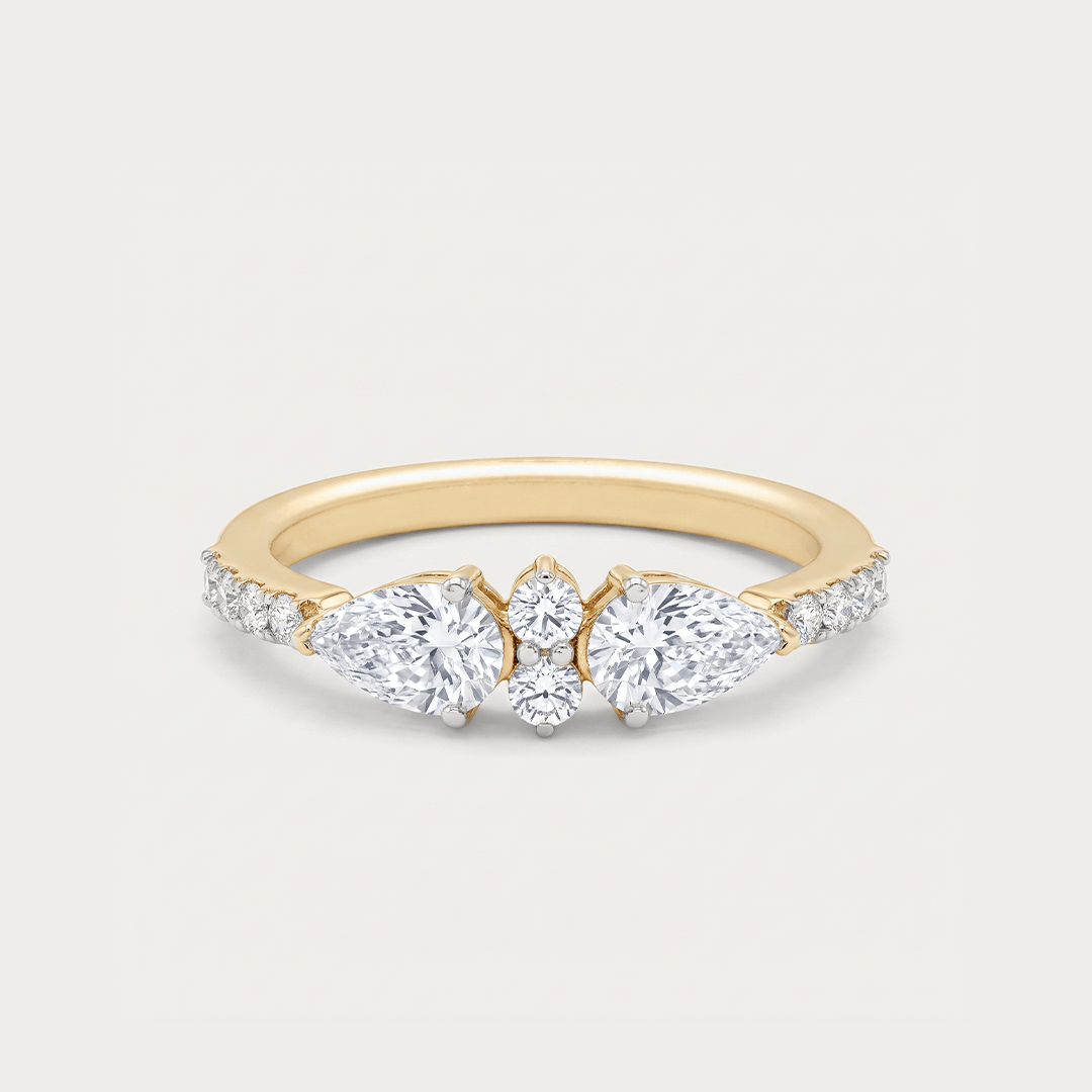 Crystalline Mini Solitaire Diamond Ring