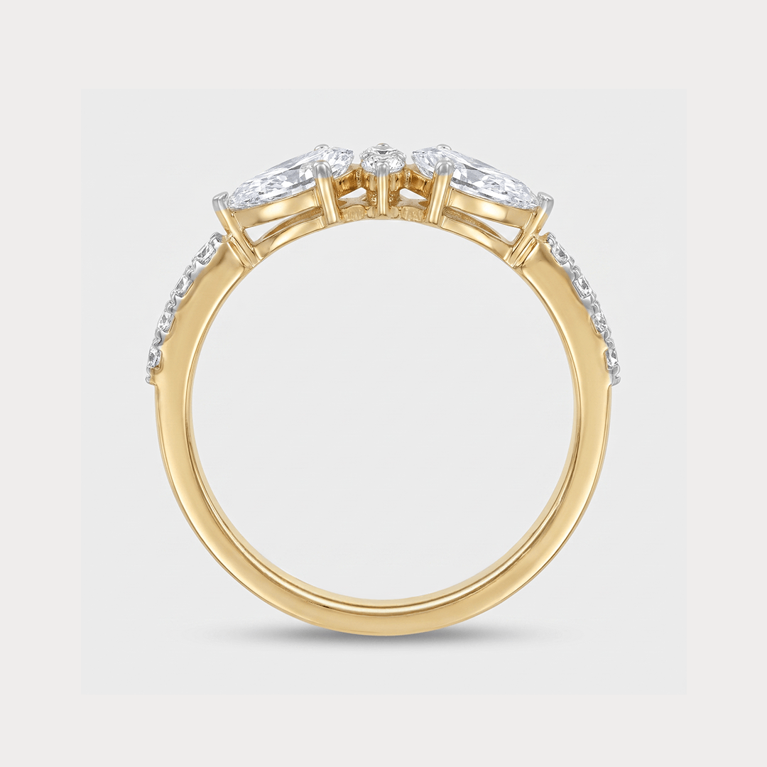 Crystalline Mini Solitaire Diamond Ring