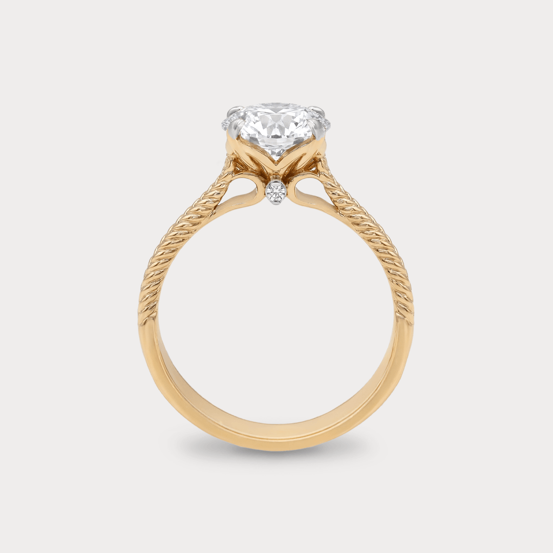 Lily Solitaire Diamond Ring