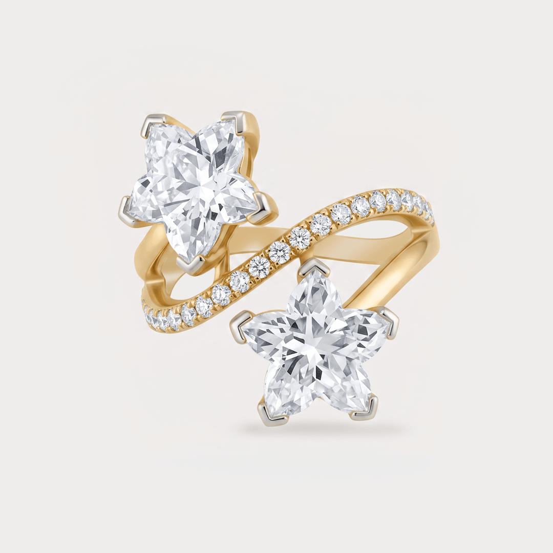The Aukera Orchid Splendente Solitaire Ring Diamond