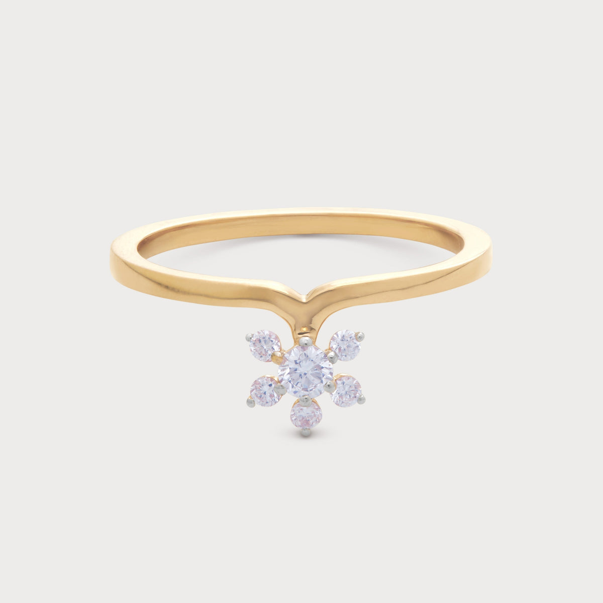 Carnation Diamond Ring
