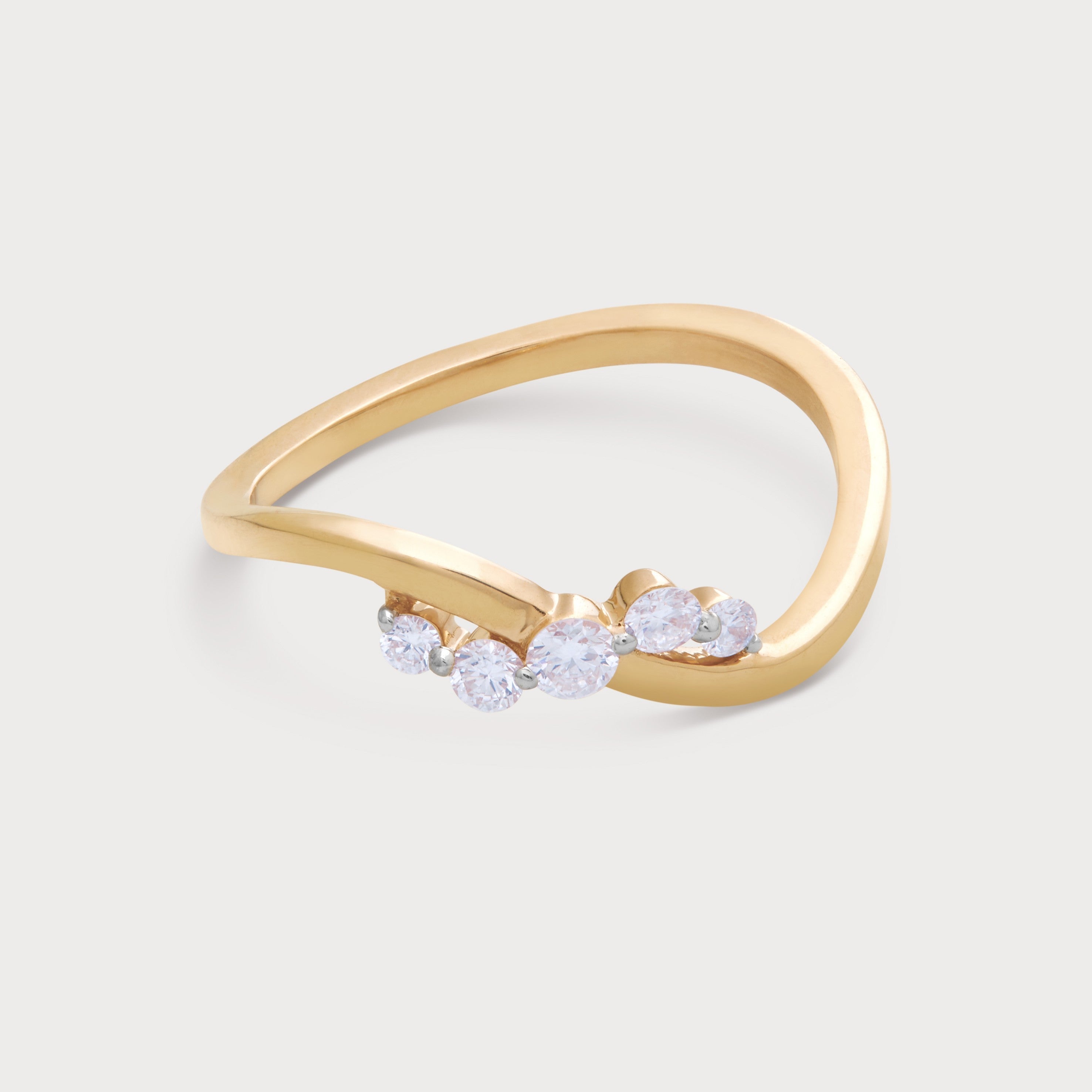 Flow Diamond Ring